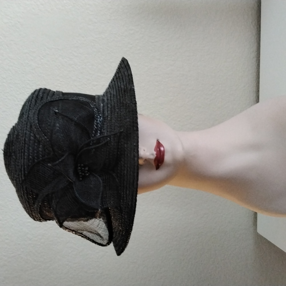 Setmar Black Straw Hat